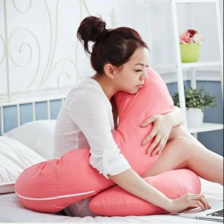 <伊登>彎彎蝸牛枕頭抱枕靠枕哺乳枕側睡枕孕婦枕託腹枕
