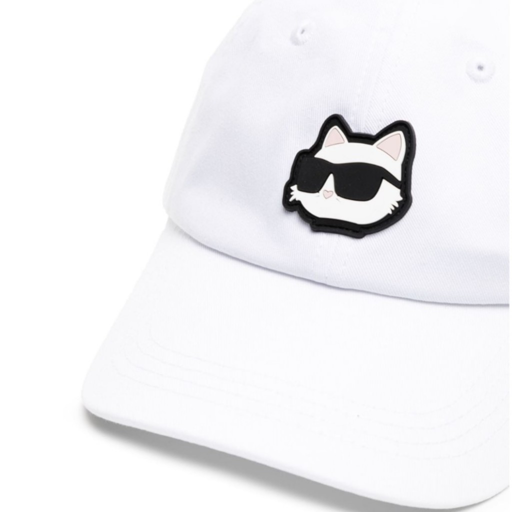 ✴Sparkle歐美精品✴ Karl Lagerfeld 卡爾貓咪徽標棒球帽 帽子 遮陽帽 現貨真品