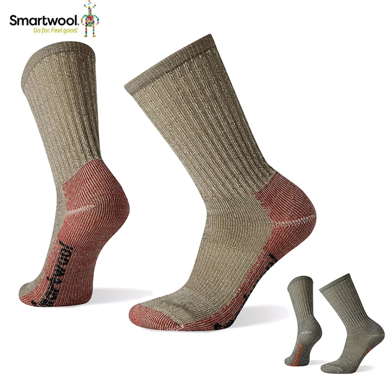 【SmartWool 美國】女全輕量減震徒步中長襪 灰褐 中性灰 S M 登山襪 聰明羊 羊毛襪 SW010293