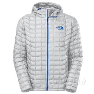 【胖小姐】The North Face 男 TB保暖兜帽保暖外套《灰白》】羽絨外套/輕量/防風外套/US L號/C761