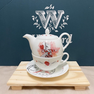 whittard 茶壺 紅心皇后茶壺組 愛麗絲夢遊仙境 馬克杯組 茶具