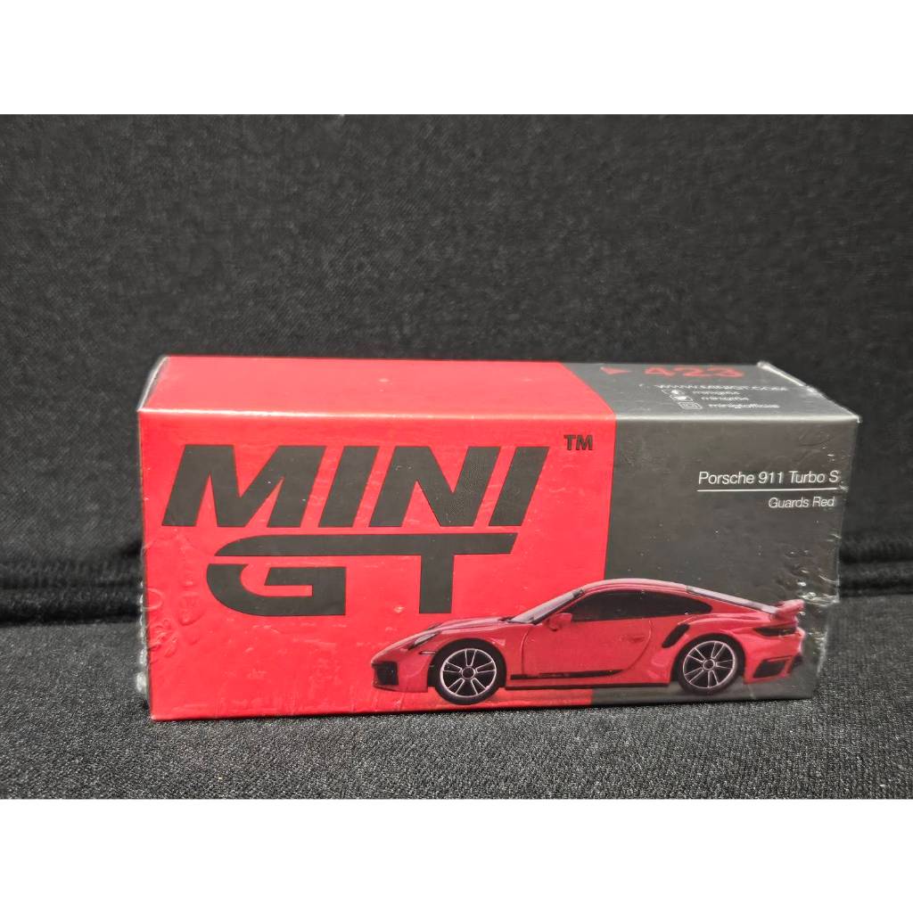 【模型娜】Mini GT 1/64 Porsche 911 Turbo S Guards Red #423