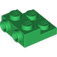 6388820 LEGO 樂高 99206 綠色 側接 轉向 薄板 Plate Mod 2x2x2/3 Studs