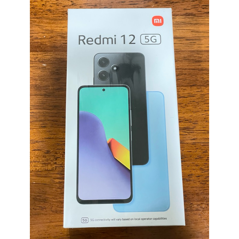 小米 Redmi 12 5G (8GB/128GB) 紅米手機 全新、午夜黑