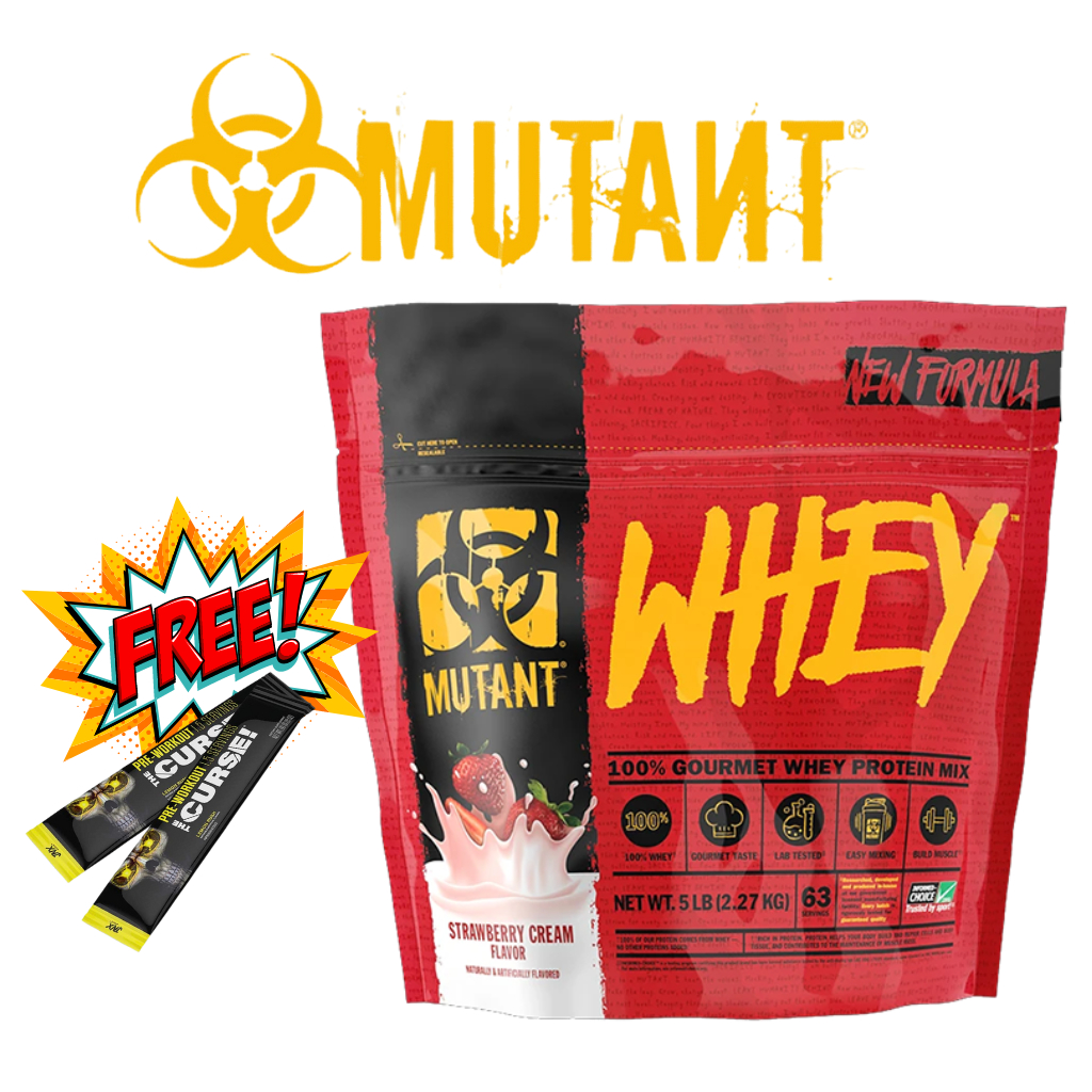 【當日出貨+🔥贈品🔥】Mutant WHEY 惡魔乳清蛋白 5磅 低熱量 高蛋白