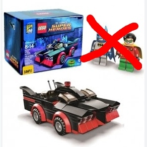 Lego SDCC 樂高 蝙蝠俠 蝙蝠車 Batman Classic TV Series Batmobile 單售車