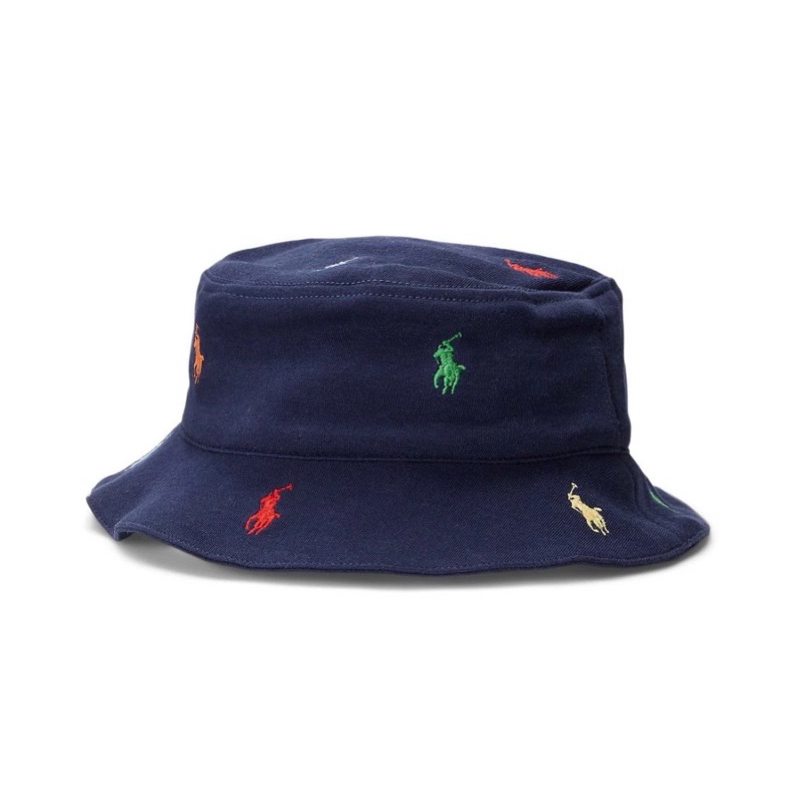 【現貨】Polo Ralph Lauren 男寶/女寶 滿版小馬漁夫帽