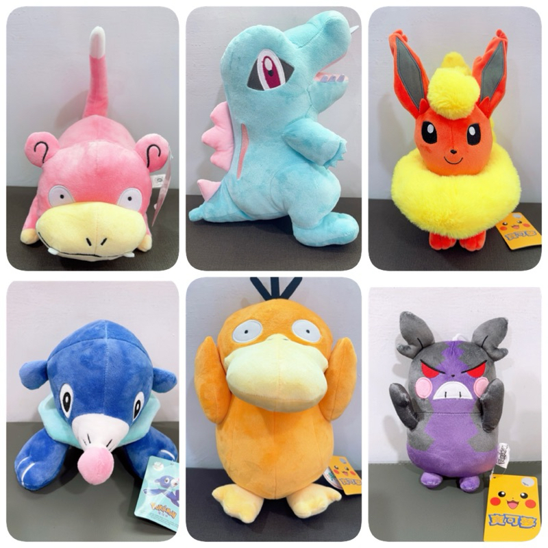 現貨 寶可夢 玩偶 20cm 30cm 絨毛娃娃 寶可夢 神奇寶貝 Pokémon 小巨鱷 火伊布 可達鴨 呆呆獸