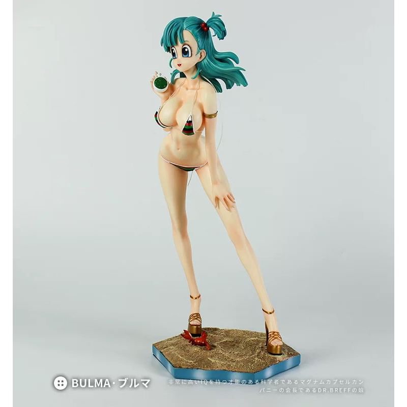 ♚新品現貨♚七龍珠 BULMA 布馬 泳衣 站姿 可脫 高28公分 公仔 有底座 可愛 比基尼 18+  巨無霸 性感