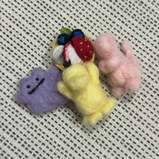 羊毛氈：立體小火龍 寶可夢 家居裝飾小物
