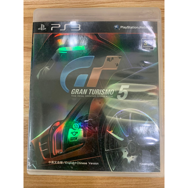 PS3 Gran Turismo5 浪漫跑車旅5 中英文合版 「二手」遊戲片