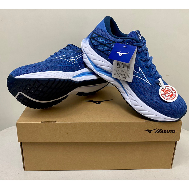 MIZUNO WAVE INSPIRE 20 SW 美津濃 男 慢跑鞋 4E超寬楦 支撐型 透氣(J1GC244506)