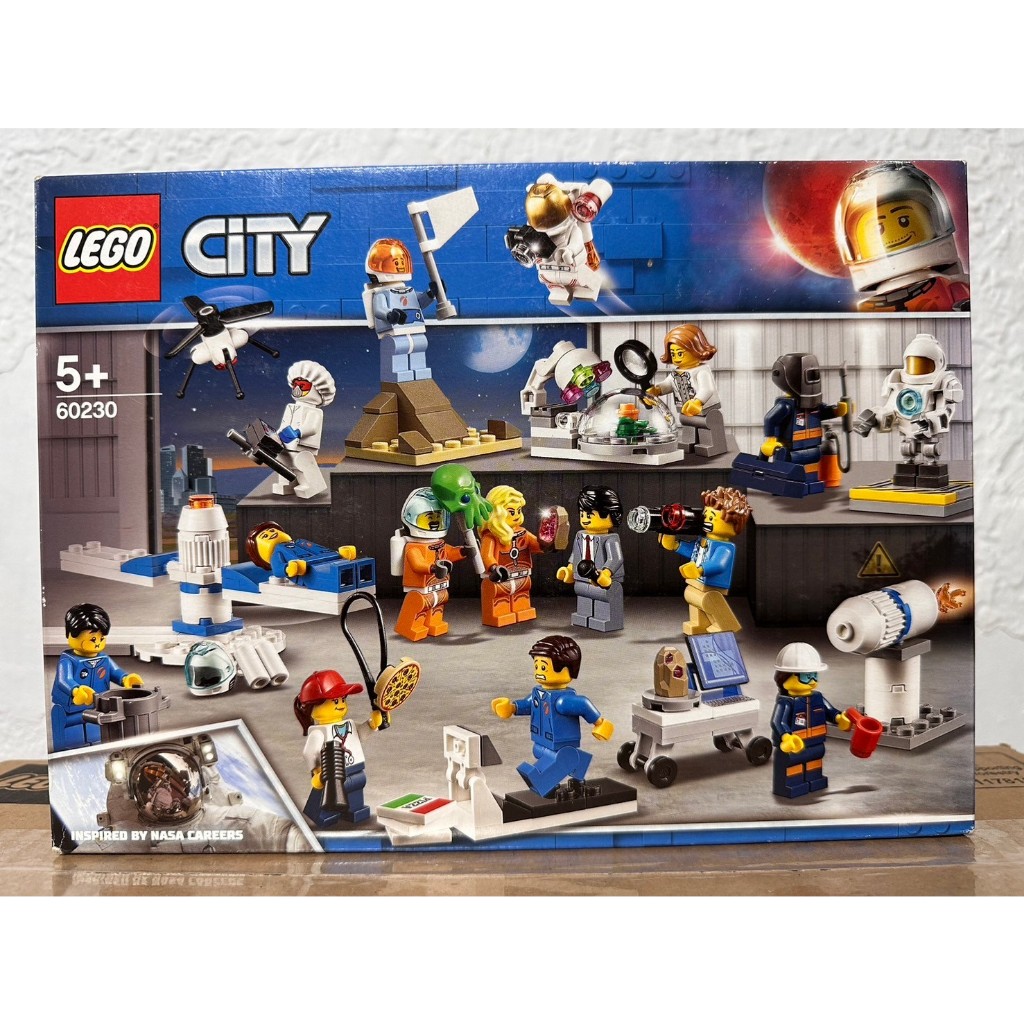 【Meta Toy】LEGO樂高 CITY系列 60230 人偶套裝 太空研究與開發 太空系列