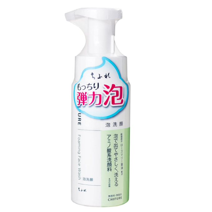【現貨】日本進口 CHIFURE 泡洗顔 洗顏慕斯 胺基酸 洗面乳 洗臉用 180ml 潔顏慕斯泡沫