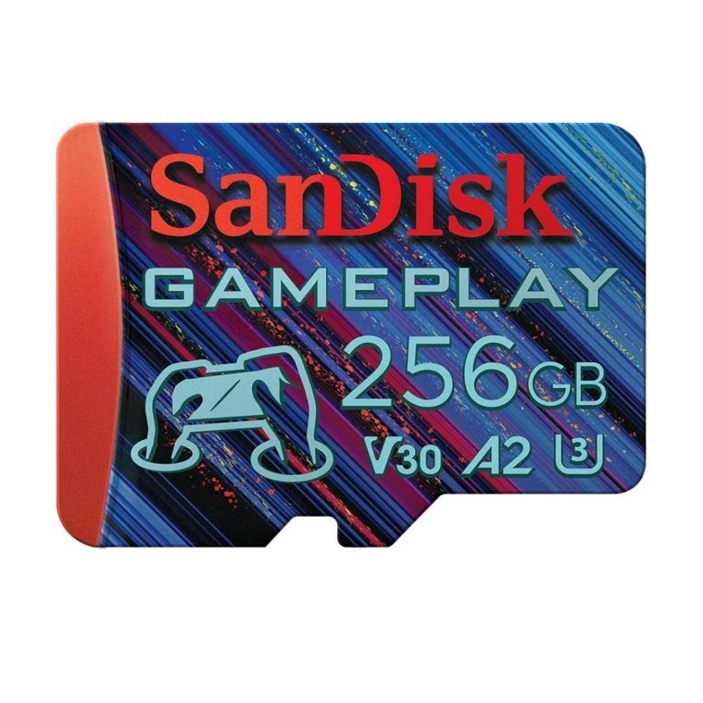 先看賣場說明 全新免運費  SanDisk GamePlay microSD 手機和掌上型遊戲記憶卡256GB(公司貨)