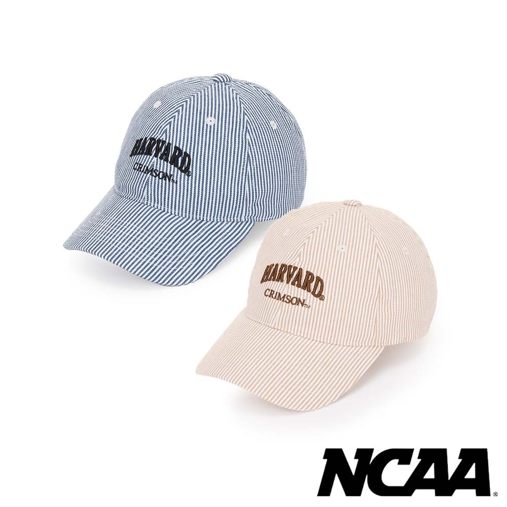NCAA 哈佛 直條紋 老帽【74251868】新衣新包 鴨舌帽 帽子 透氣 棒球帽 條紋