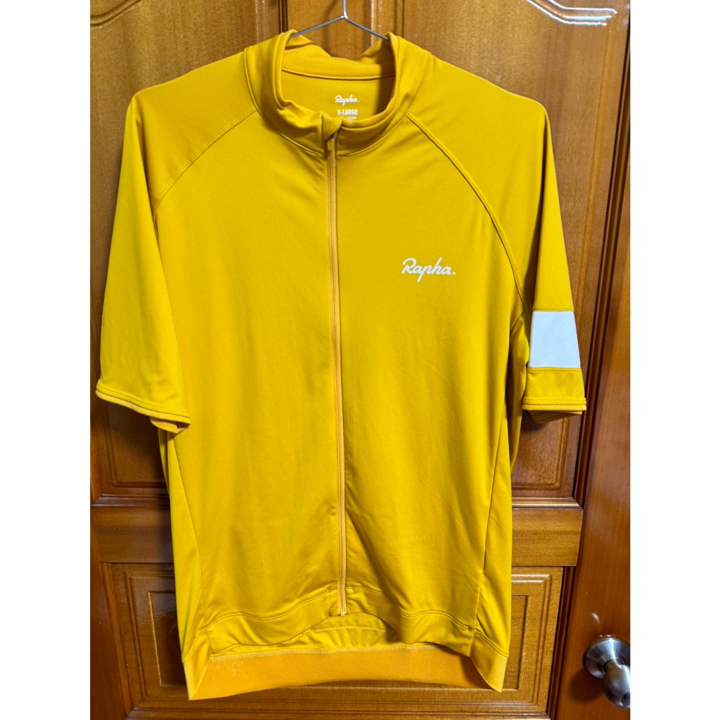 Rapha Men's Core Jersey 全能型 高透氣排汗 舒適型 短袖  黃色車衣XL