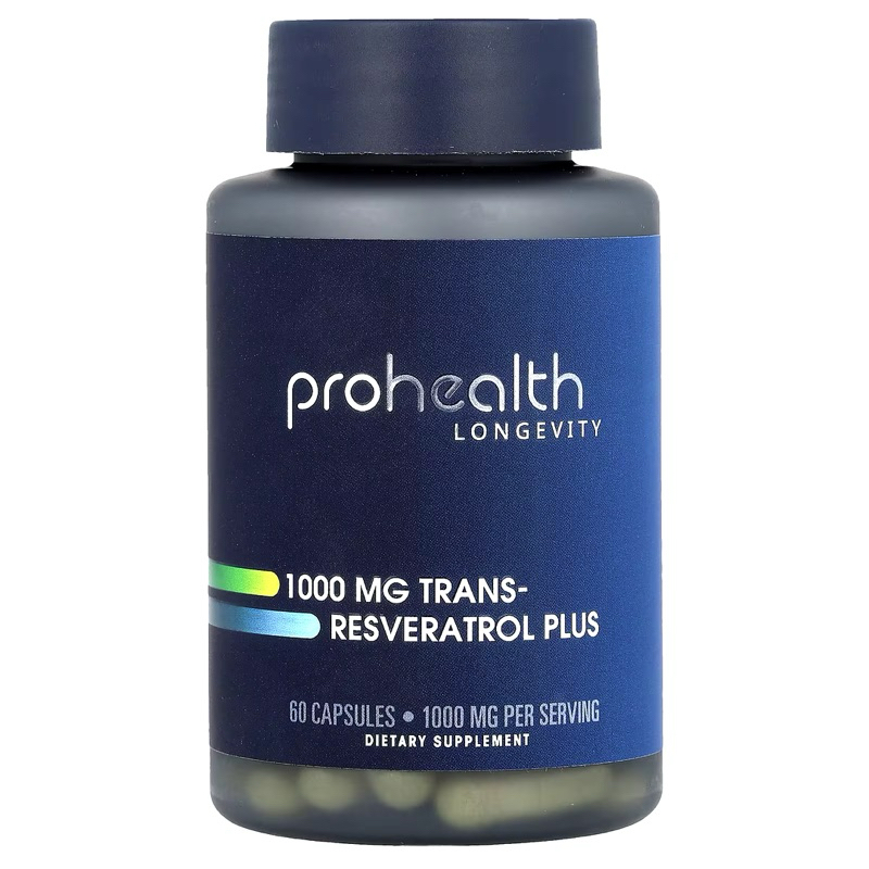 『台灣現貨』限時免運反式白藜蘆醇ProHealth  TRANS-RESVERATROL 1000 MG配NMN