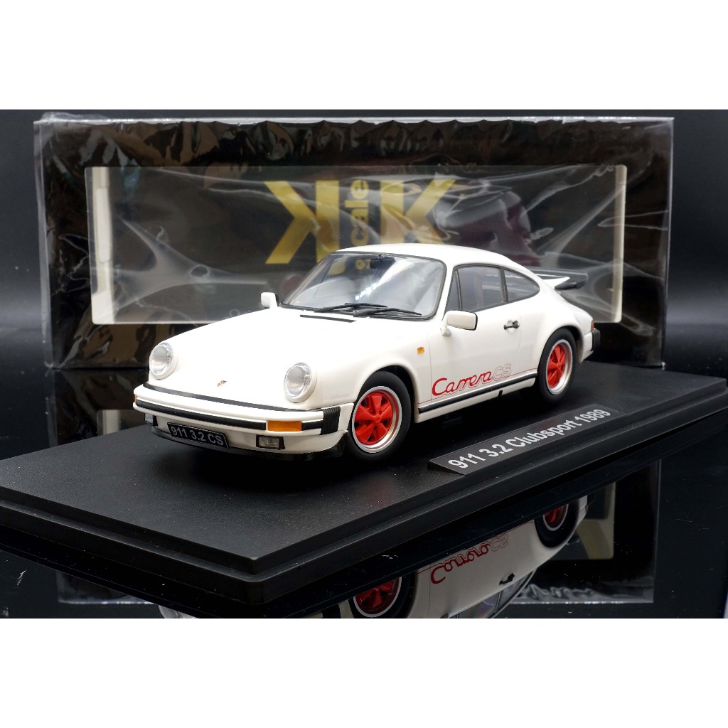 【MASH】現貨特價  KK scale 1/18 Porsche 911 Carrera 3.2 1989 白