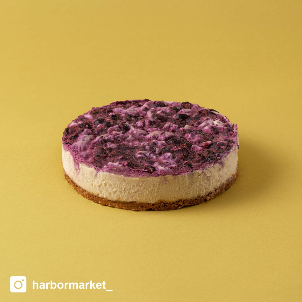 [ harbor market ] 藍莓乳酪蛋糕 6吋｜Vegan/無麩質/無蛋奶/無大豆/全素蛋糕/純素