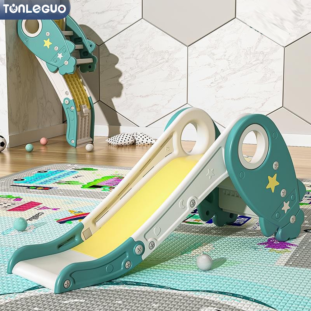 兒童溜滑梯 兒童禮物實用 溜滑梯 兒童室內滑滑梯 家用小型溜溜梯 可折疊遊戲滑梯 加高加長多功能玩具