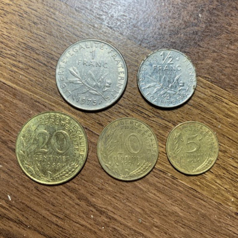 法國🇫🇷 絕版硬幣 外國硬幣 退市硬幣 錢幣