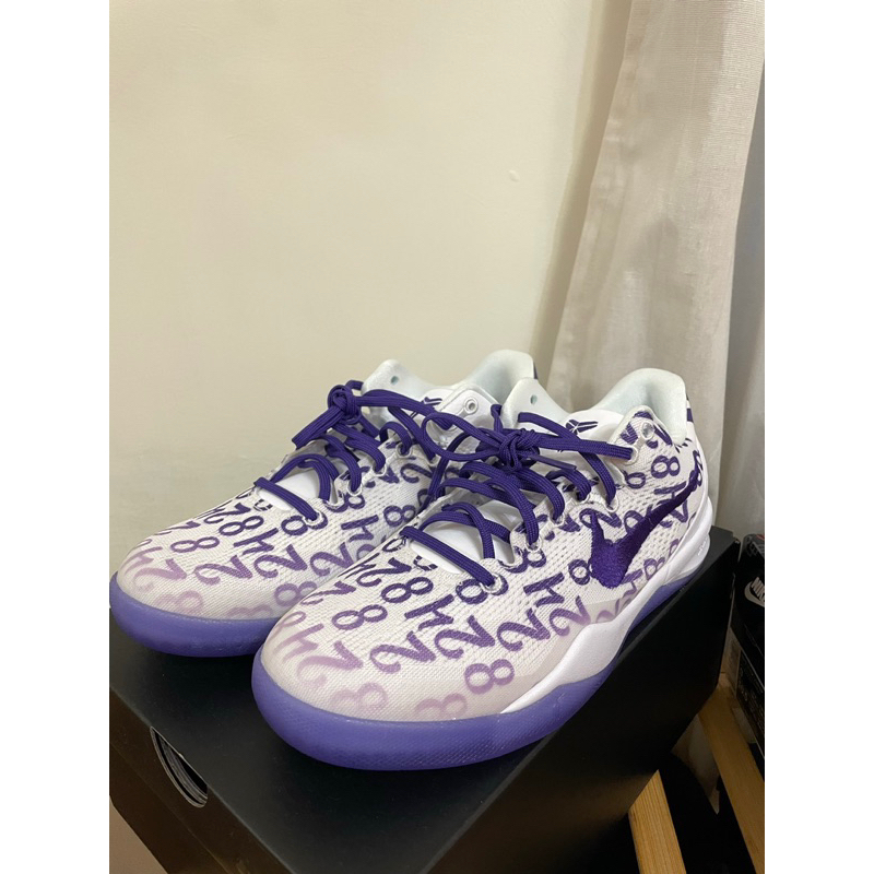 全新附原盒📦Nike Kobe 8 pure purple gs🦋US5.5/23.5cm