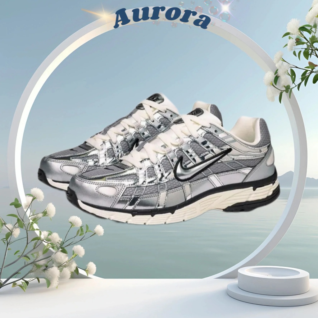 新款~ΝΙΚΕ P-6000 Metallic Silver 鈦金屬銀 灰銀 流行休閒 經典復古鞋 CN0149-001