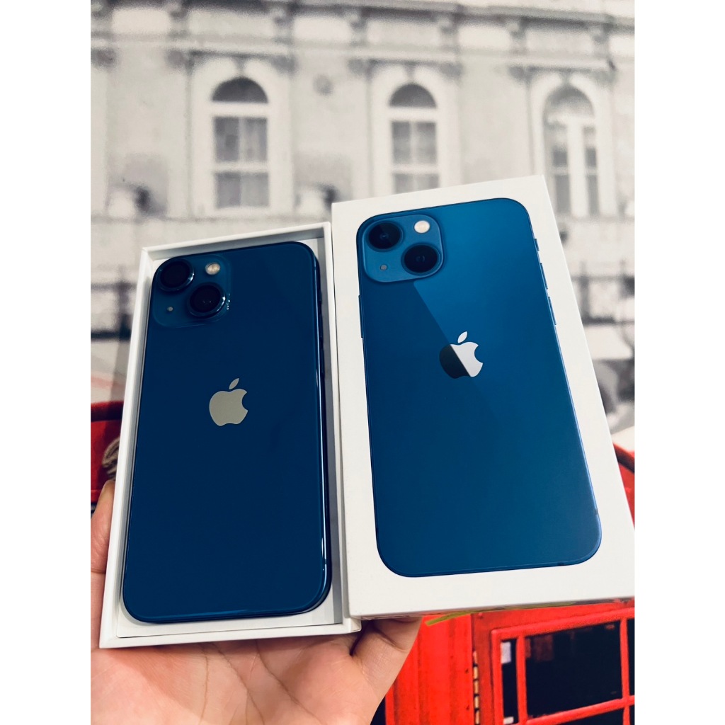 『優勢蘋果』iPhone13mini 128G/256G 藍色 外觀近全新 台灣公司貨 提供保固中(5.4吋)