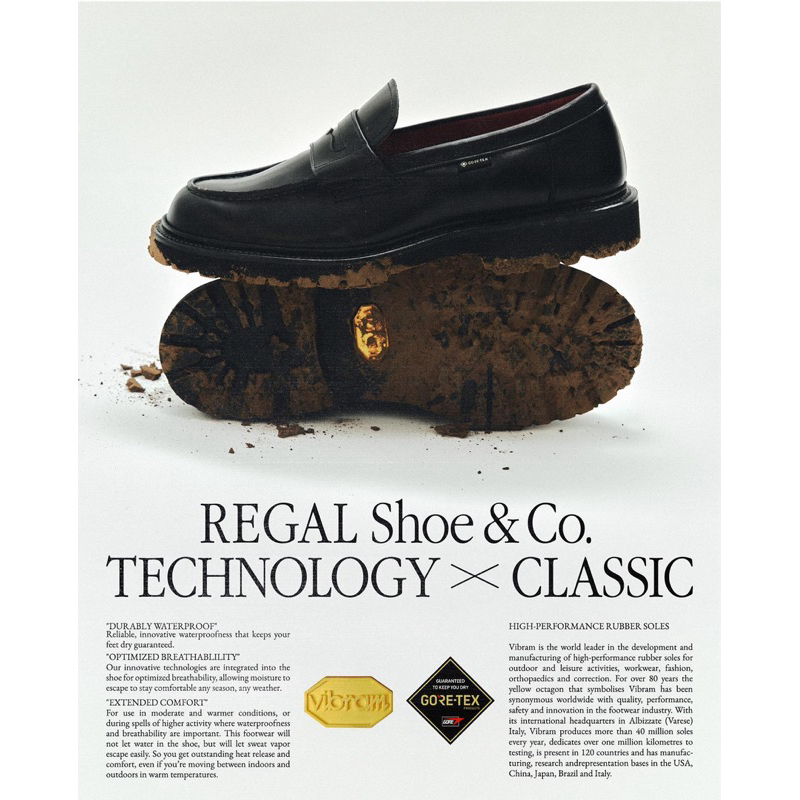 日本 regal shoe&amp;co. 樂福鞋（Loafers GTX_Black，26.5）