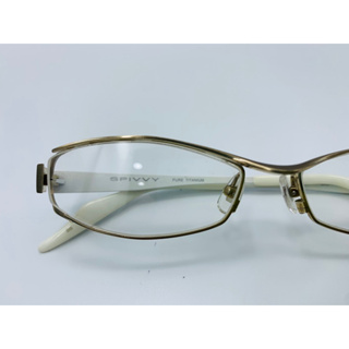 金子眼鏡【檸檬眼鏡】SPIVVY SP1135純鈦眼鏡 珍珠白腳