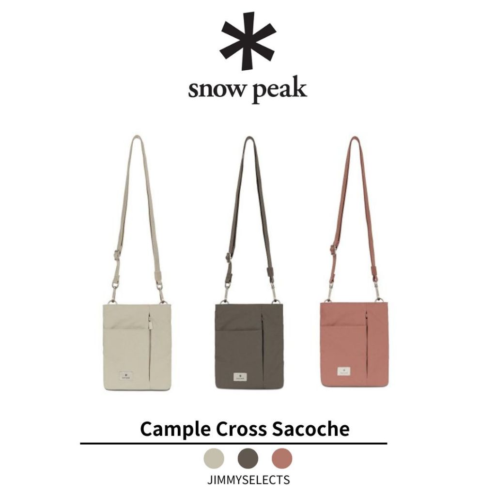 【吉米.tw】韓國代購 Snow Peak 雪諾必克 Cample Cross Sacoche 側背包 小包 FEB