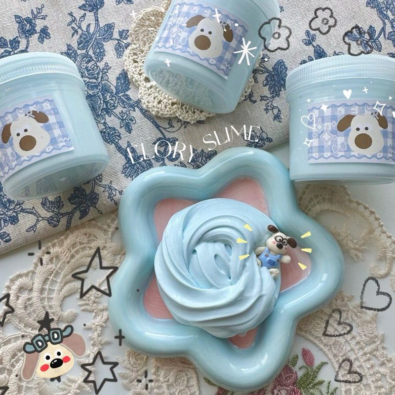 ELORY SLIME 180ML 海鹽奶霜🧂🩵 小羅 史萊姆♡