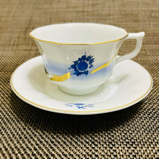 💙皇家哥本哈根 Royal Copenhagen 日月天祥富嶽 絹谷幸二 青富士杯碟組