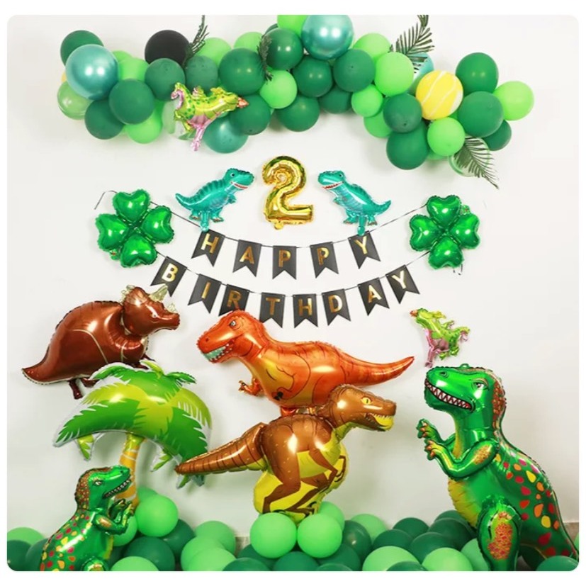 生日派對/恐龍氣球/車子/生日佈置/派對小物/派對佈置/恐龍主題氣球/恐龍/男寶生日佈置/男寶生日