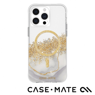 🔴全新現貨-美國 CASE·MATE iPhone 15 Pro Max 鎏金石紋精品防摔保護殼MagSafe