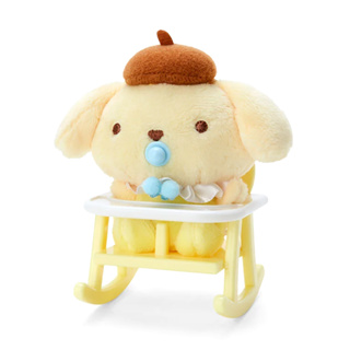 Sanrio 三麗鷗 寶寶系列 嬰兒搖椅&玩偶吊飾組 布丁狗