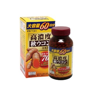 日本 井藤漢方製薬 ITOH 高濃度秋薑黃 約60日份 300粒 薑黃錠 營養 補充