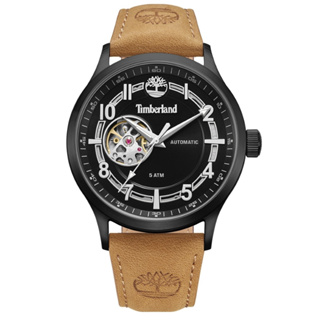 Timberland 天柏嵐 LANGERBUCK系列 鏤空機械腕錶-黑45mm(TDWGE0041901)