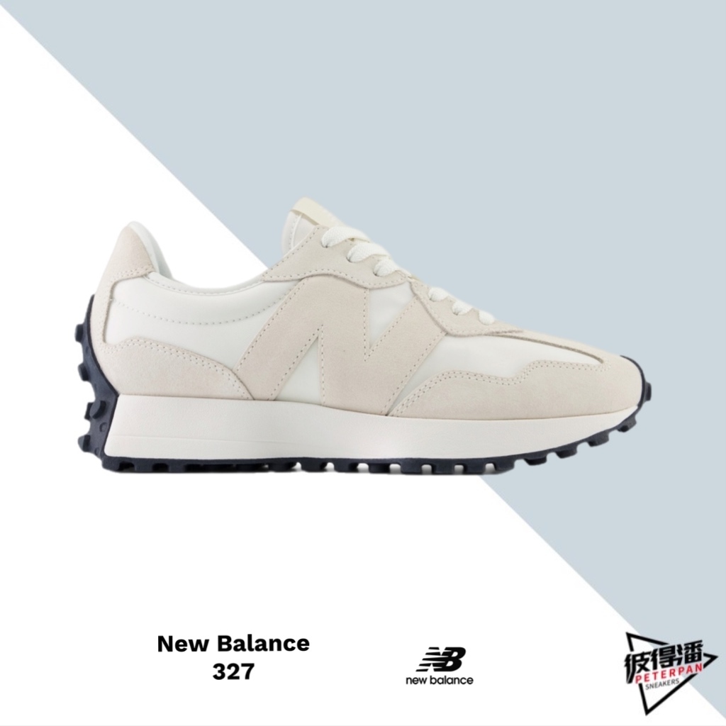 NEW BALANCE 327 麂皮 杏仁 米白 女 休閒鞋 女鞋 WS327MF【彼得潘】