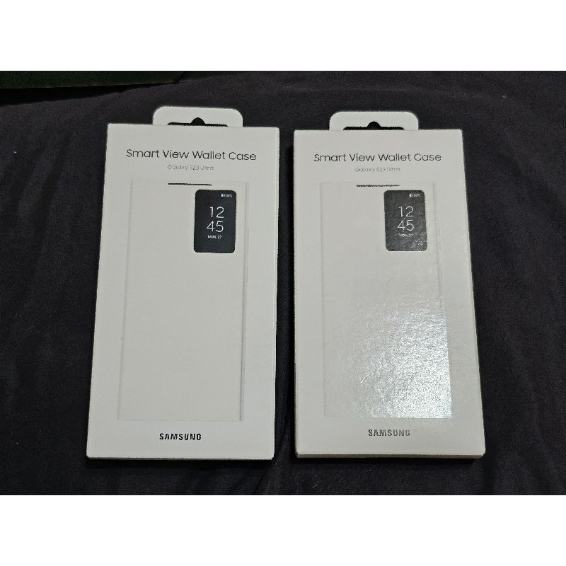 全新 三星原廠 Samsung Galaxy S23 Ultra全透視感應皮套 白色