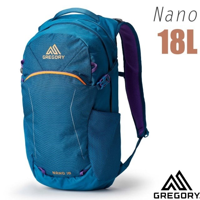 【美國 GREGORY】送》多功能健行登山背包 18L NANO 13吋筆電 自行車背包 休閒背包_111498