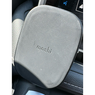 【轉售/全新】moshi 車用無線支架 snapTo 手機車用支架 磁吸束線帶
