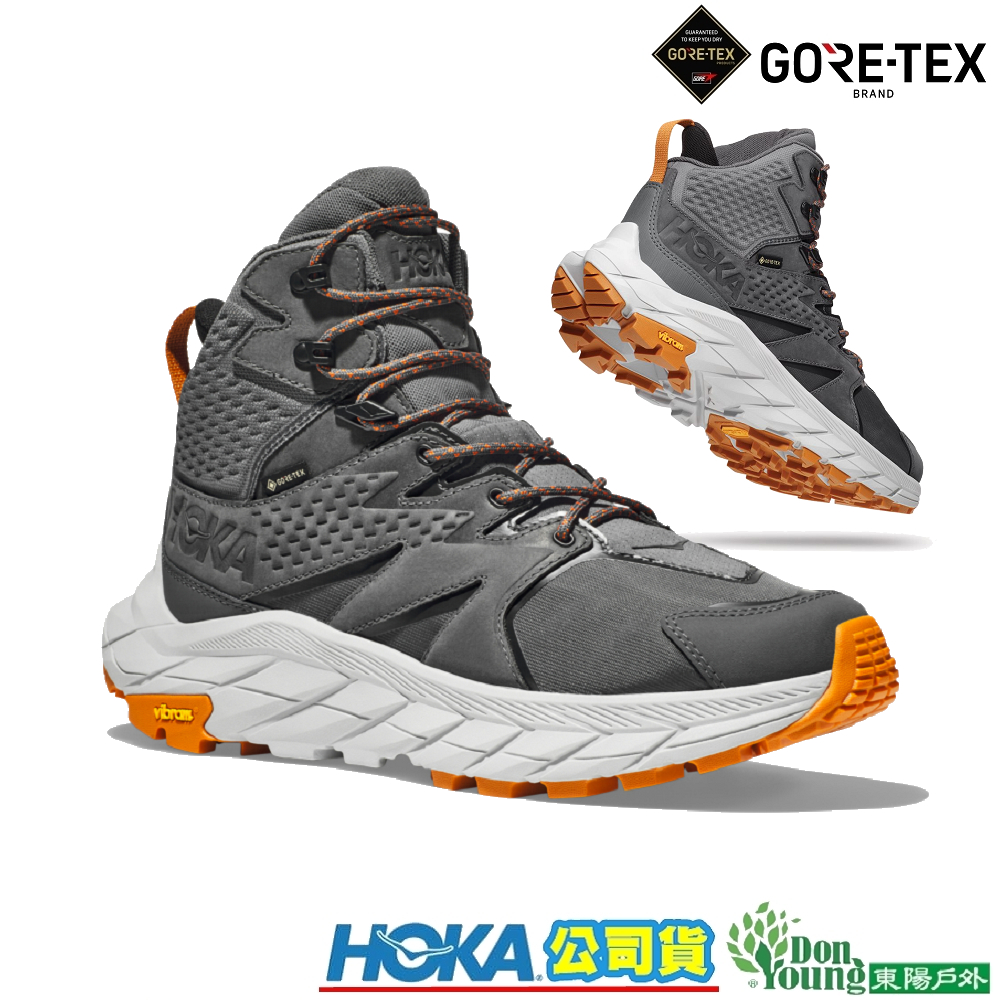 【HOKA】男版ANACAPA MID GTX 中筒健行登山鞋 HO1122018CHMS