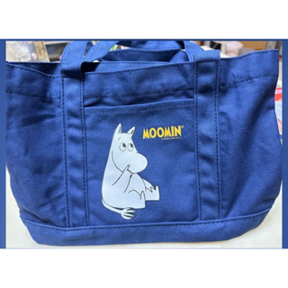 嚕嚕米 單寧藍帆布提袋 便當袋 MOOMIN