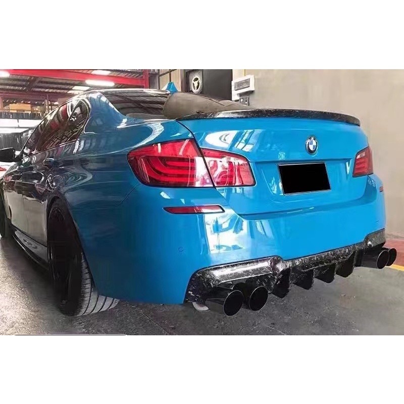【亞諾車酷】BMW F10 F18 10-17 R款 碳纖維 後下巴