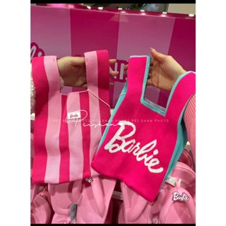 ✨預購✨ 芭比 barbie 聯名 名創優品 手提袋 袋子 手提包 編織袋 包包 收納袋