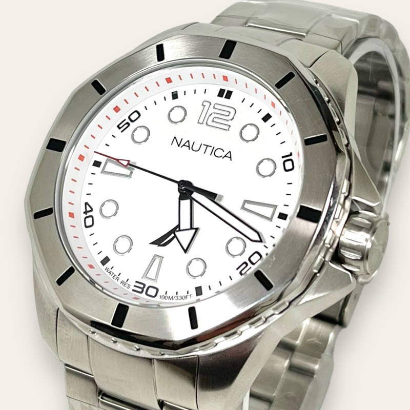 全新 現貨 Nautica KOH MAY BAY watch 不鏽鋼錶帶 手錶 航海 美式 休閒 紳士 騎士 街頭