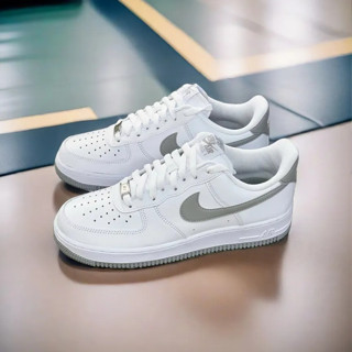 新款Nike Air Force 1 low AF1 休閒鞋 白灰 白粉 復古 FJ4146-100-101