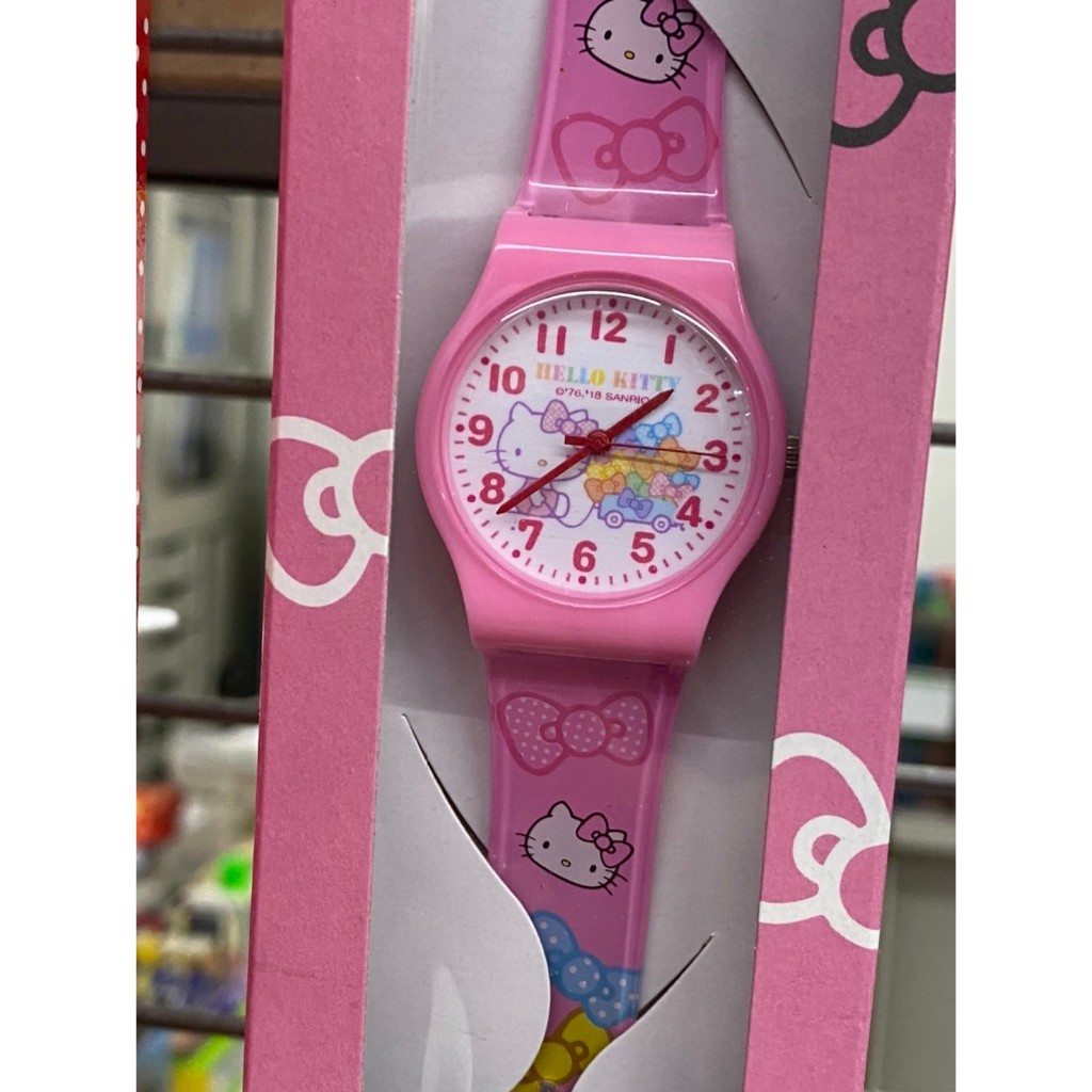 凱蒂貓/比菲兔/卡通手錶/粉紅色果凍錶帶